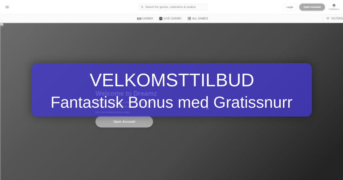 Dreamz Casino for norske spillere