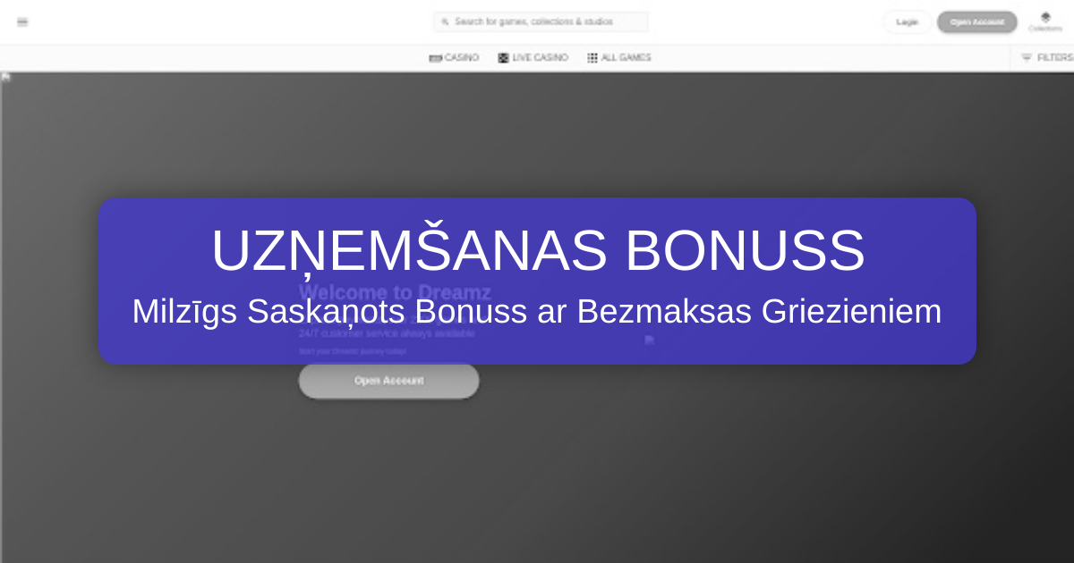 Dreamz Casino Latvijas spēlētājiem
